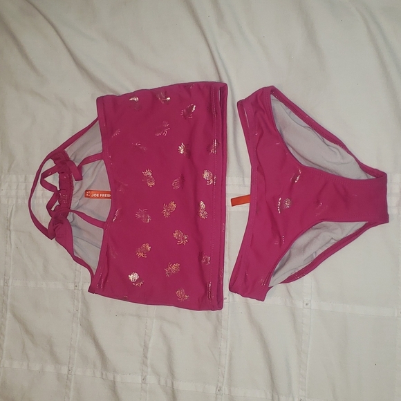 Girl's Two Piece Bathing Suit - Picture 2 of 3